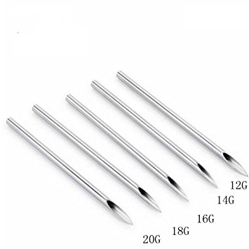 Yuelong 50pcs Mixed Body Piercing Needles