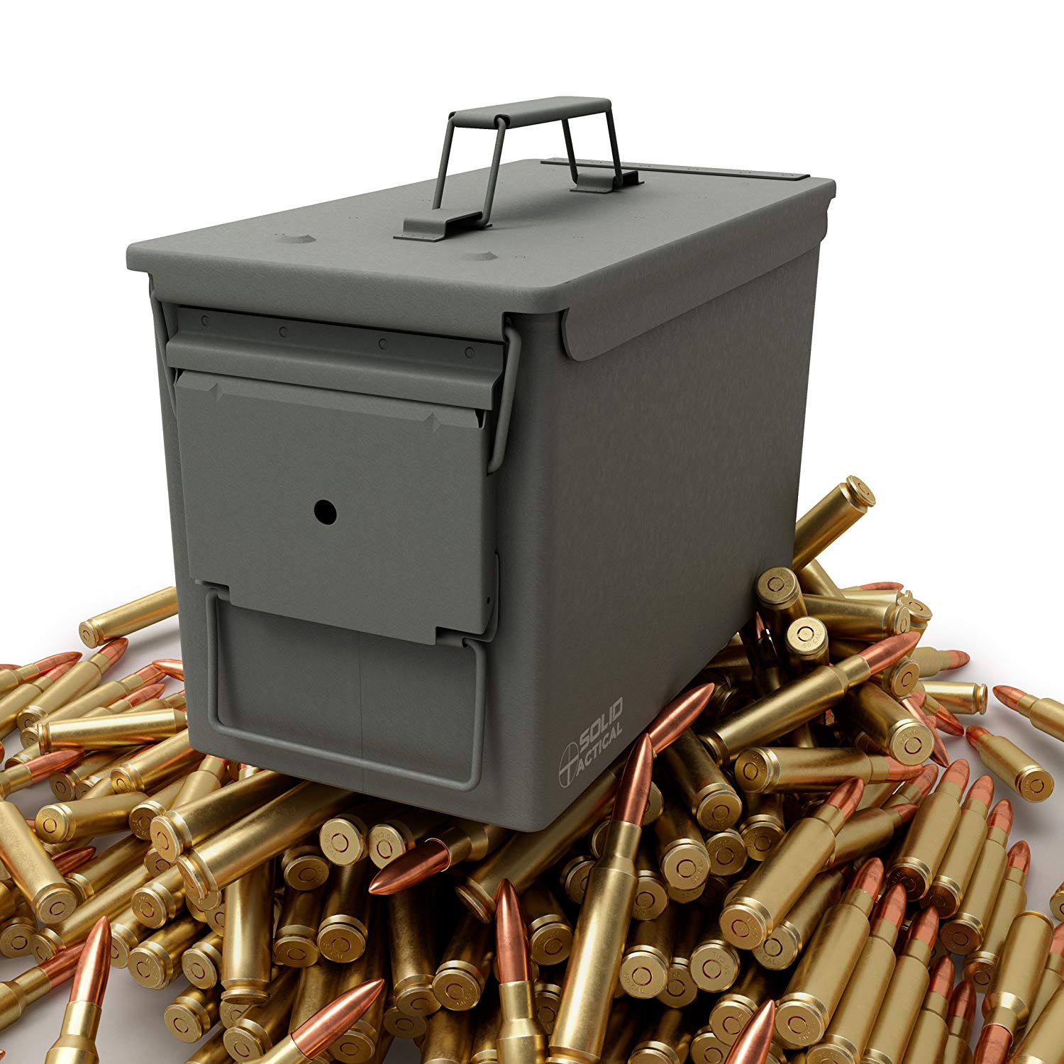 Solid Tactical 50 Cal Metal Ammo Can