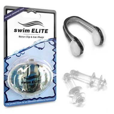 Swim Elite Swimming Earplugs & Noseclips Bundle