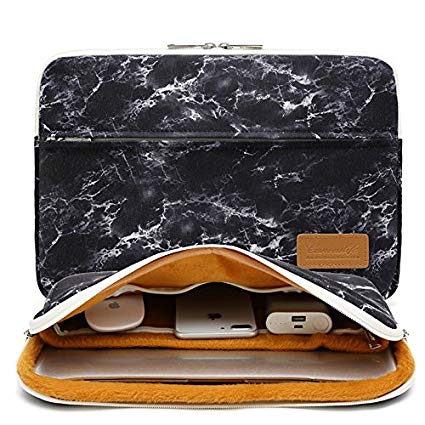 Canvaslife Marble pattern 360-degree protective laptop sleeve