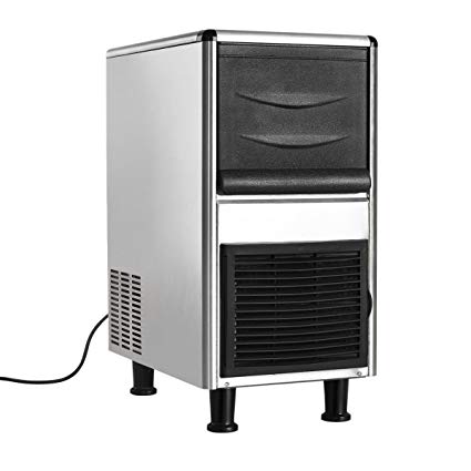 Costzon Stainless Steel Commercial Ice Maker
