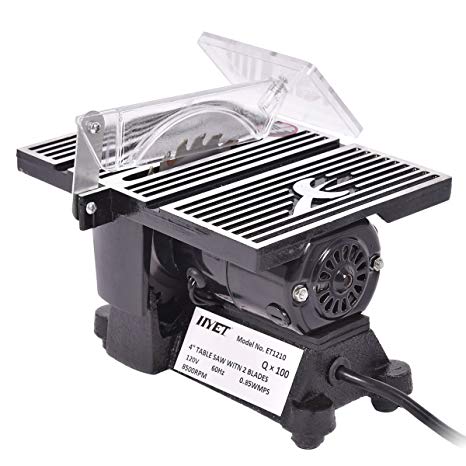 Goplus Electric Table Saw 8500 RPM Mini Adjustable Miter Saw