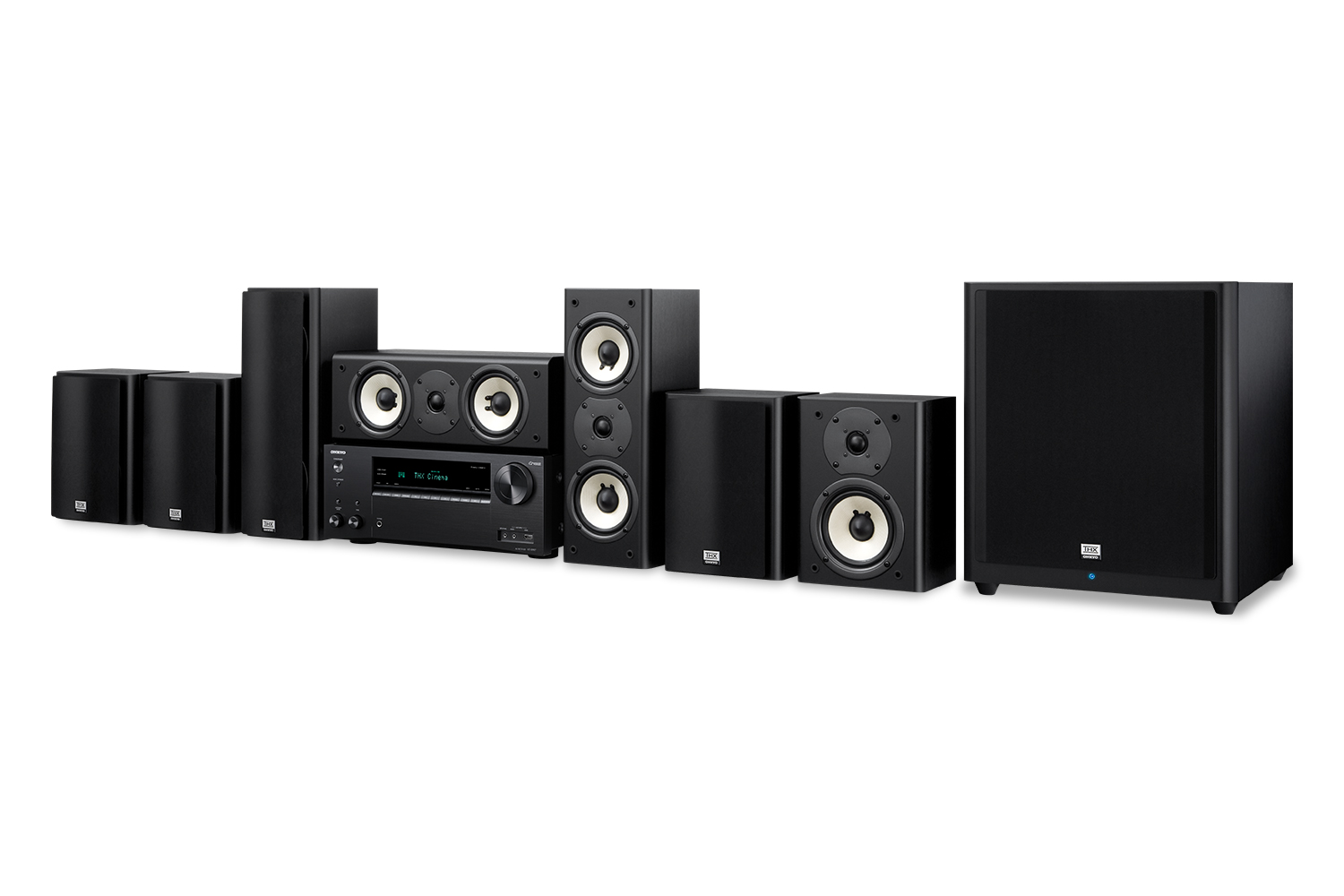 Onkyo THX Certified 7.1-Channel Surround Sound Speaker System