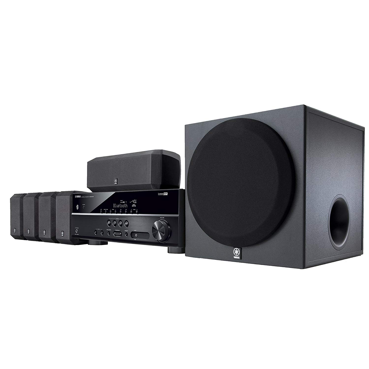 Yamaha YHT-3920UBL 5.1-Channel Home Theater in a Box System with Bluetooth