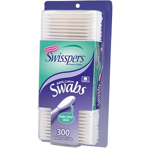Swisspers 100% Cotton Double-Tipped Cotton Swabs