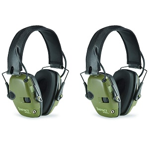 Two Pack Howard Leight R-015226 Impact Sport Electronic Earmuff Set