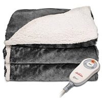 Sunbeam Electric Throw — Reversible Imperial Plush With Sherpa